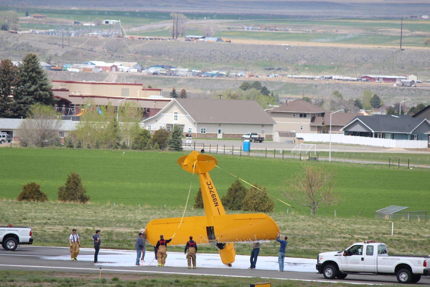 Small plane, piloted by student, crashes at Cody airport | Powell Tribune